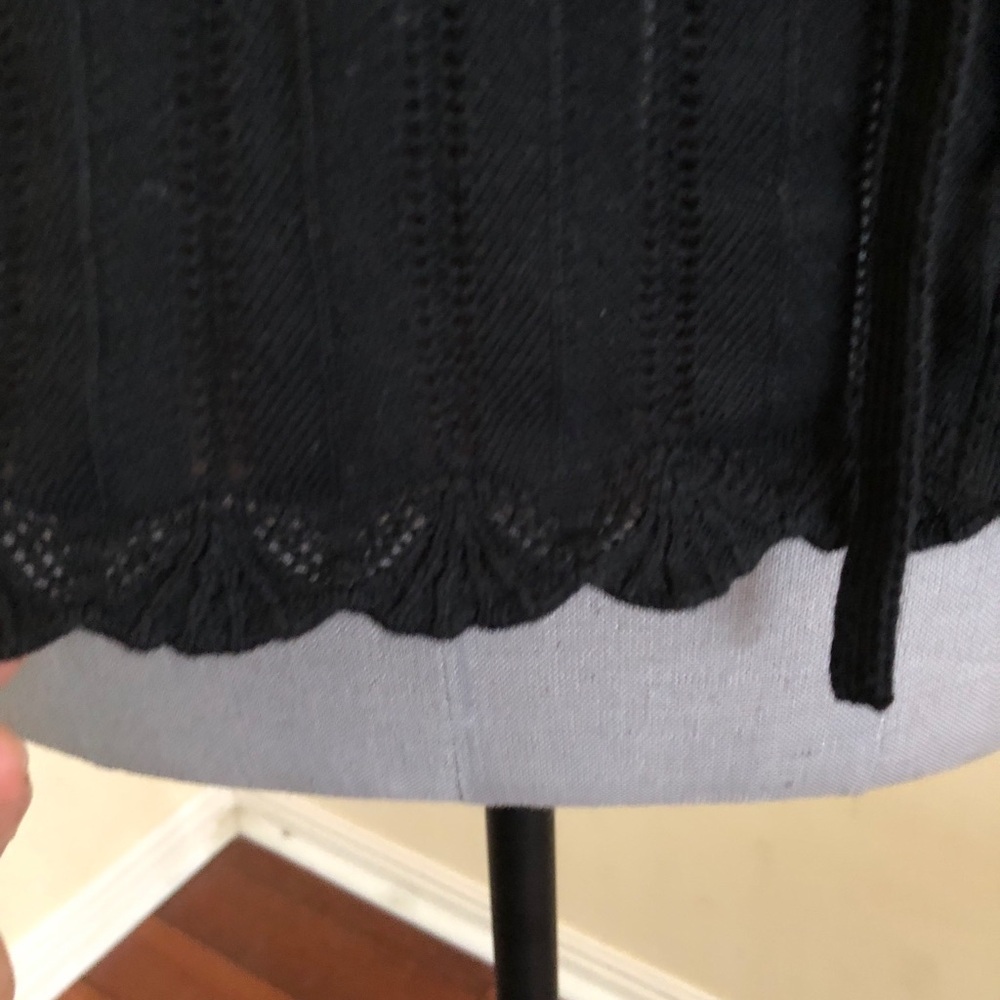 NWT Black Knit Top short sleeve - Picture 3 of 7